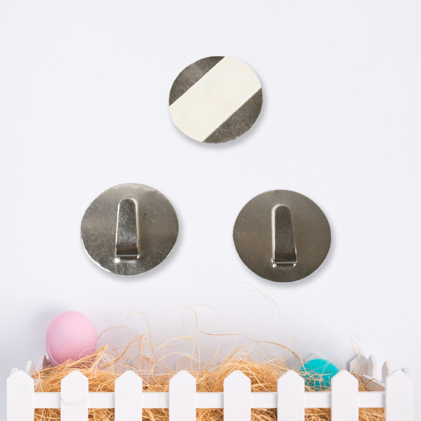 Heavy-Duty Self-Adhesive Hooks – Steel Wall Hangers