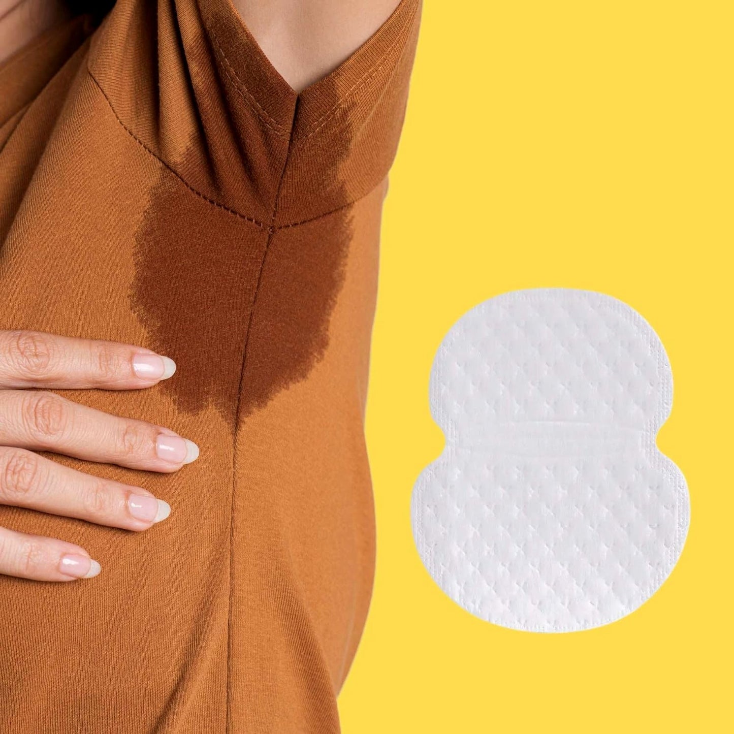 Underarm Sweat Pads – Highly Absorbent Disposable Cotton (10 Pack)