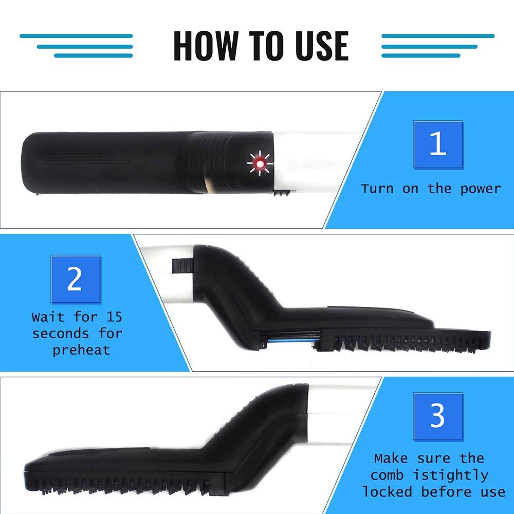 Men's Hair & Beard Straightener – Quick Styling Comb