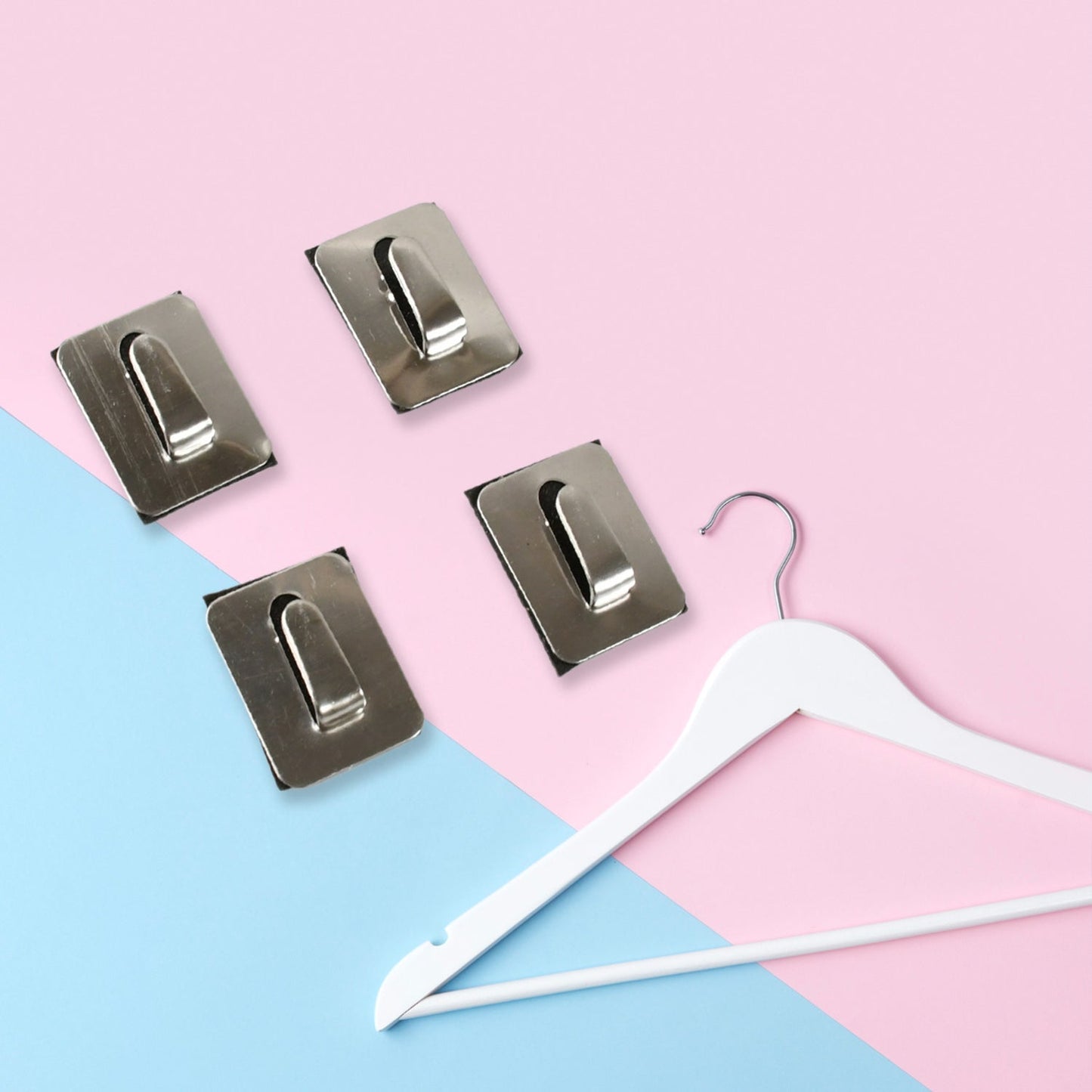 Heavy-Duty Self-Adhesive Wall Hooks – Steel