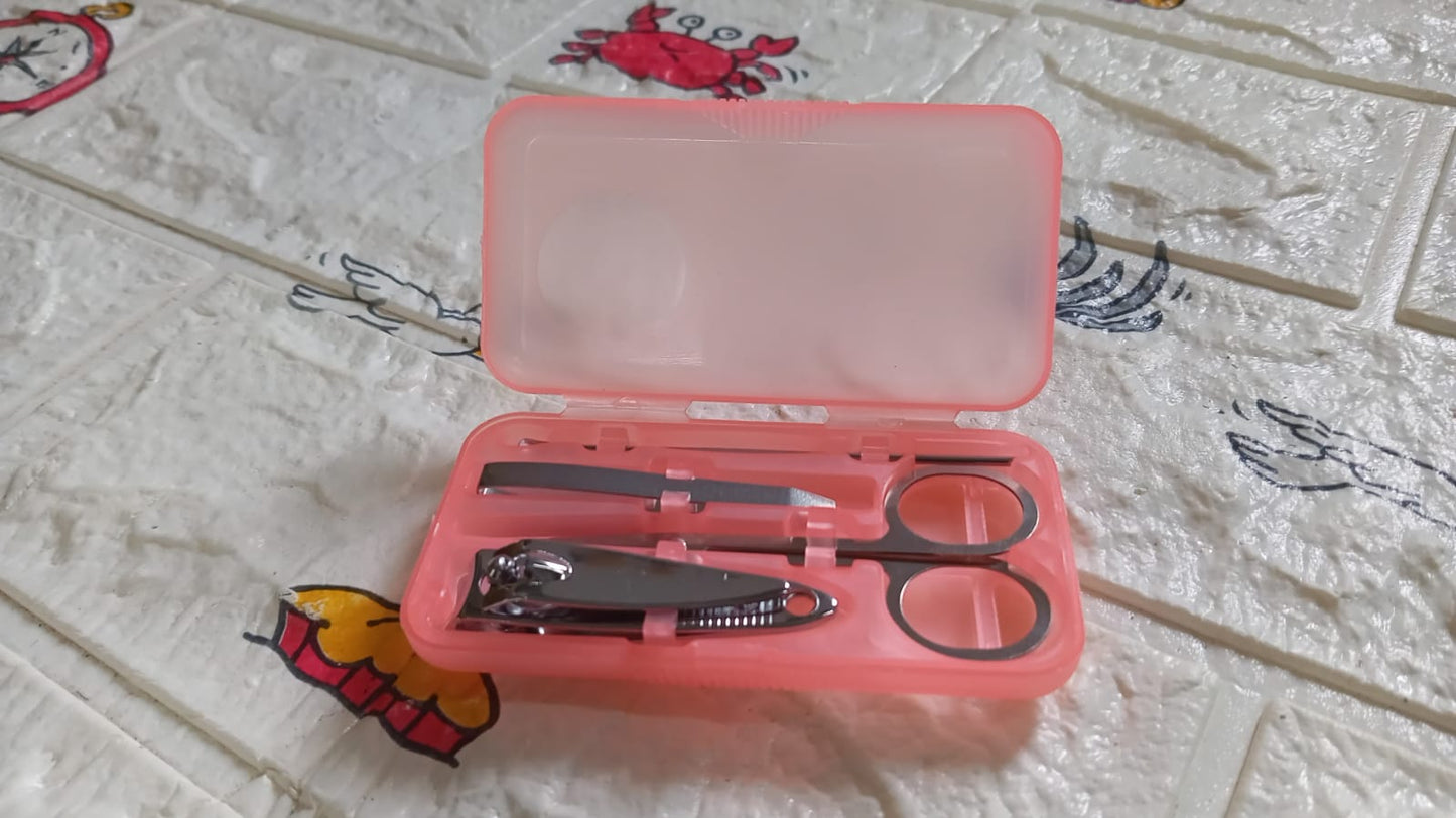 Nail Clipper Set – Stainless Steel 4-Pc Travel Manicure Kit | AuriGlam