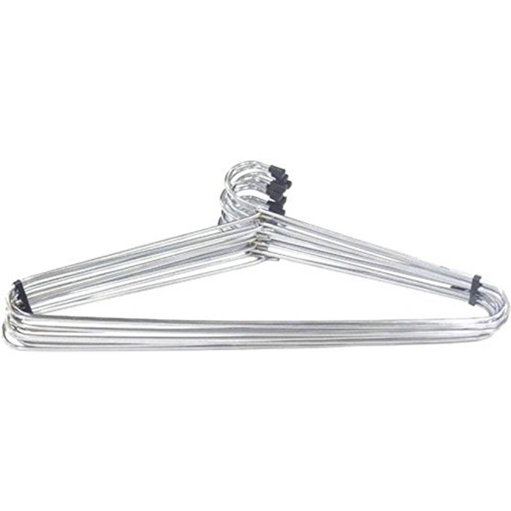 Ergonomic Stainless Steel Cloth Hanger (Set of 12) – Durable