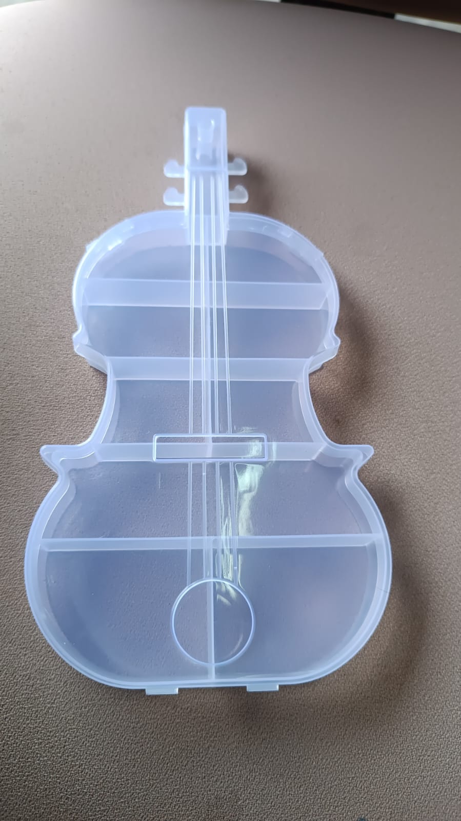 Stay Organized Violin Shape Storage Box – Multi-Compartment