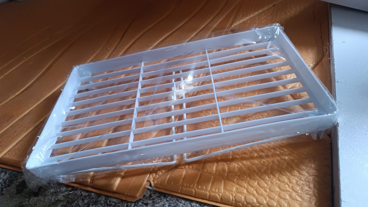 Space-Saving Plastic Organizer Storage Rack – Rust-Proof