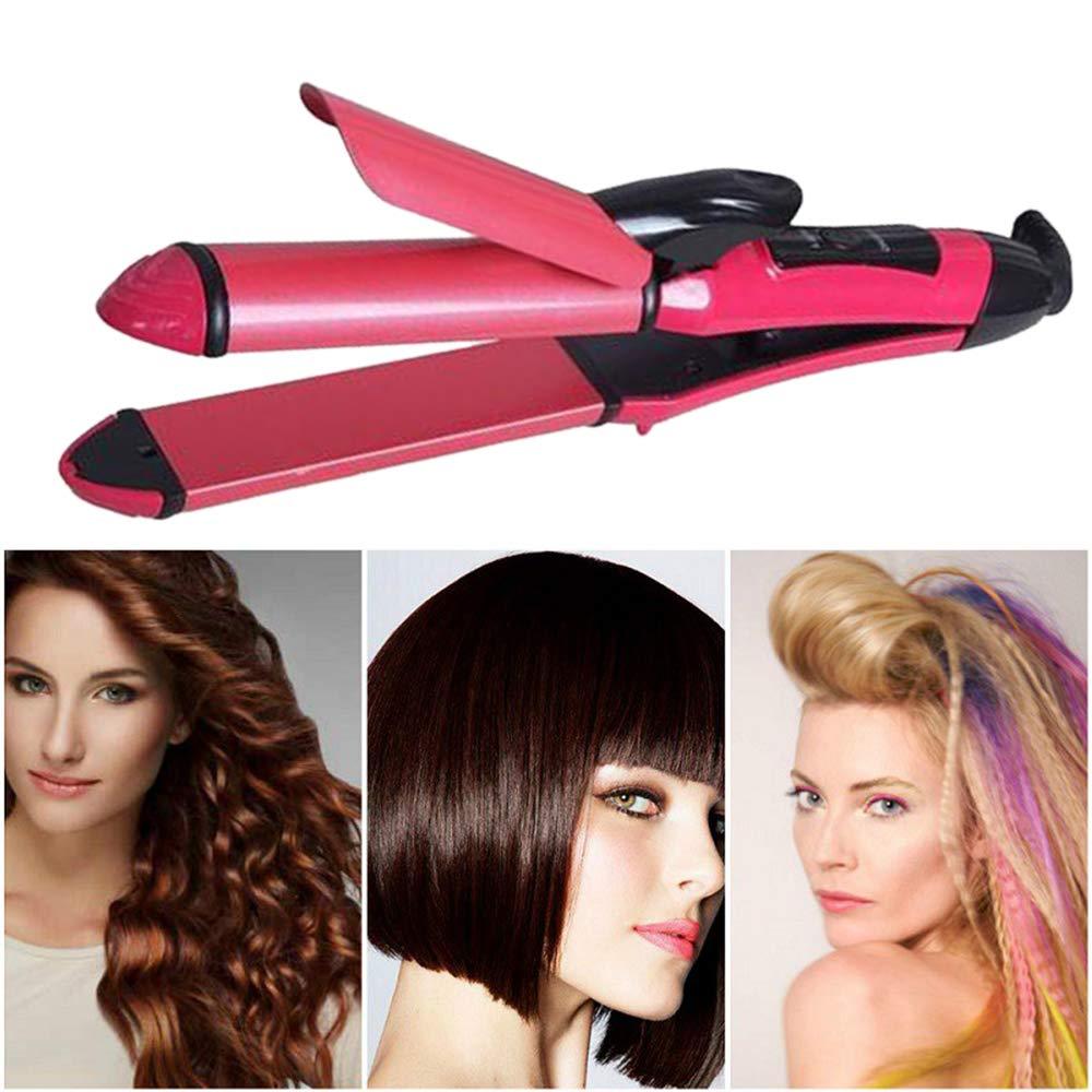 2-in-1 Hair Straightener & Curler – Ceramic Plates | Calm & Curl