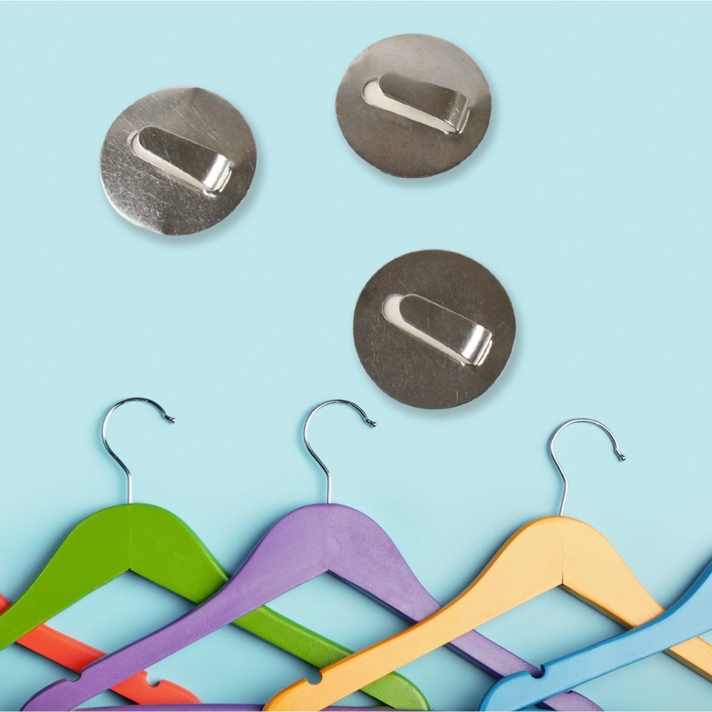Heavy-Duty Self-Adhesive Hooks – Steel Wall Hangers