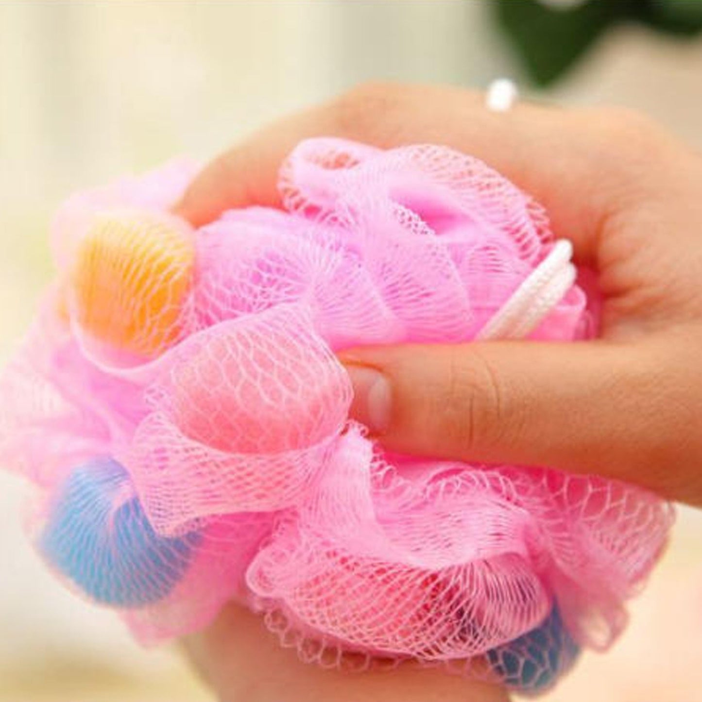 Bath Loofah – Gentle Body Scrubber for Men & Women | Mini Bubbles