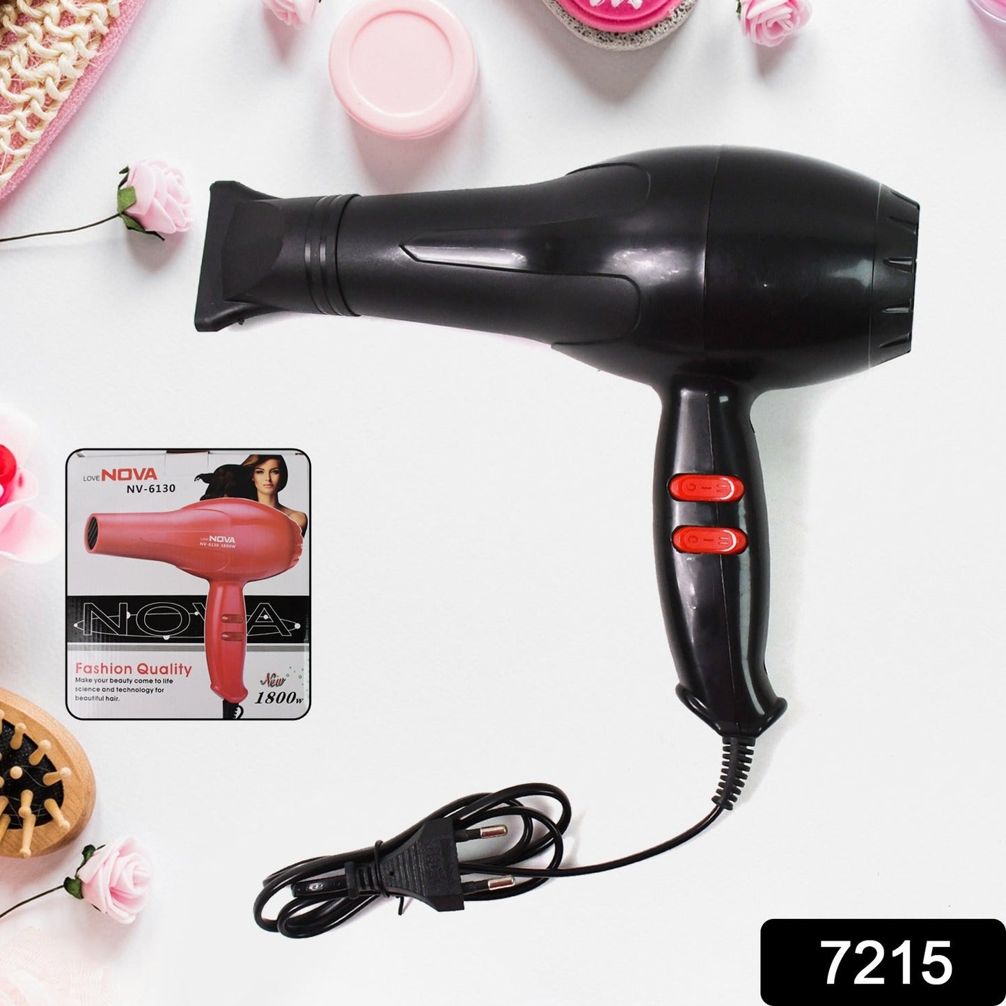 Professional Hair Dryer – 1800W Salon Quality | Calm & Curl