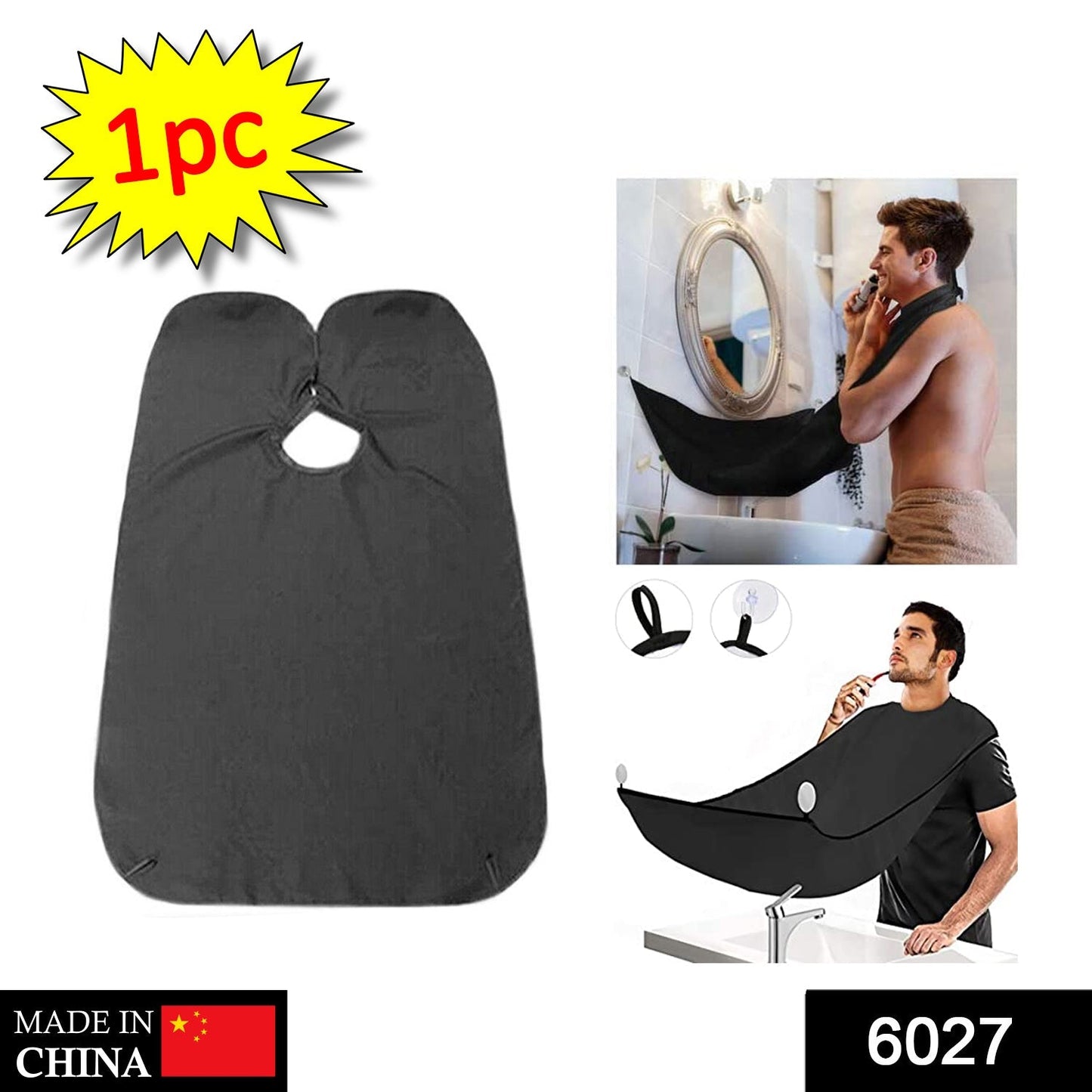 Beard Apron for No-Mess Grooming & Hair Clippings | PureBeard