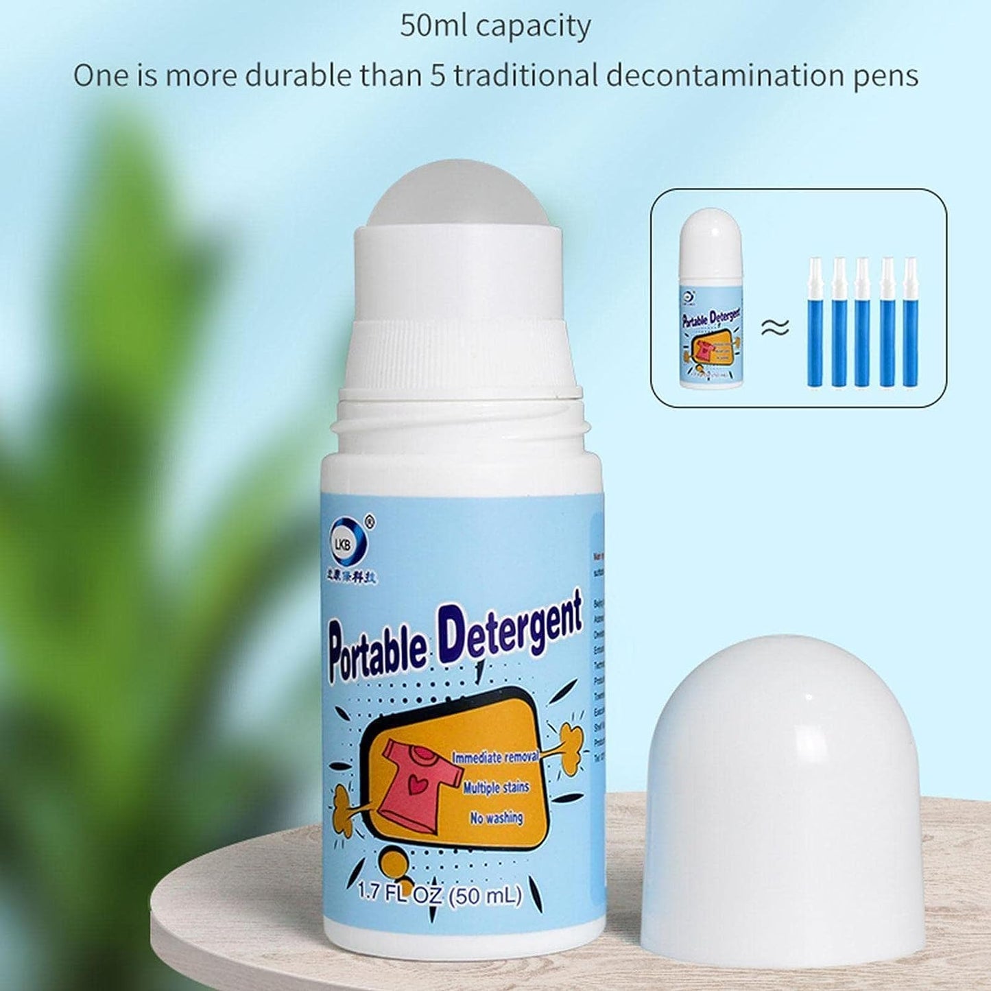 Travel-Ready Clothes Stain Remover Roller – Friendly 50ml