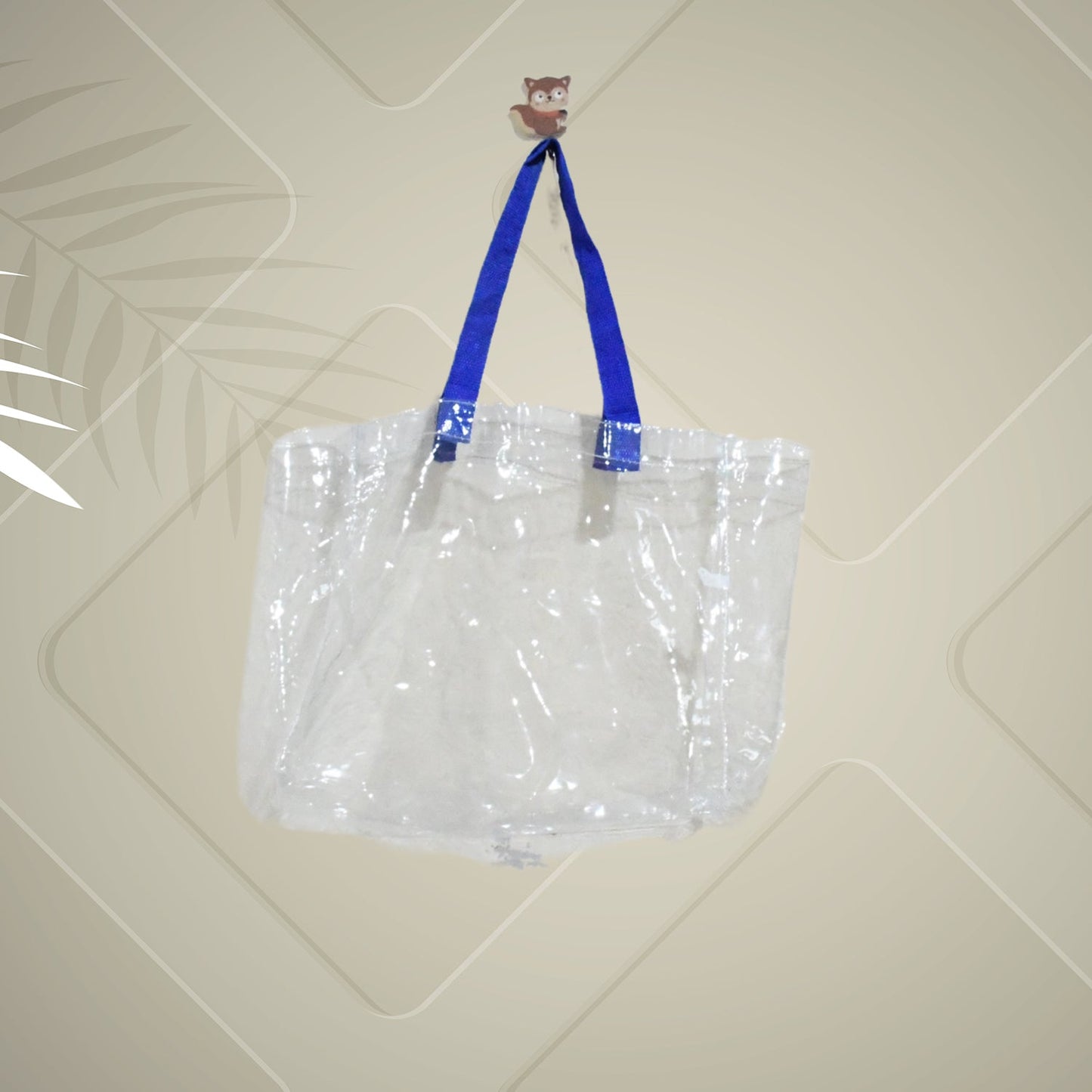 Lightweight transparent bag, easy to carry for various uses.