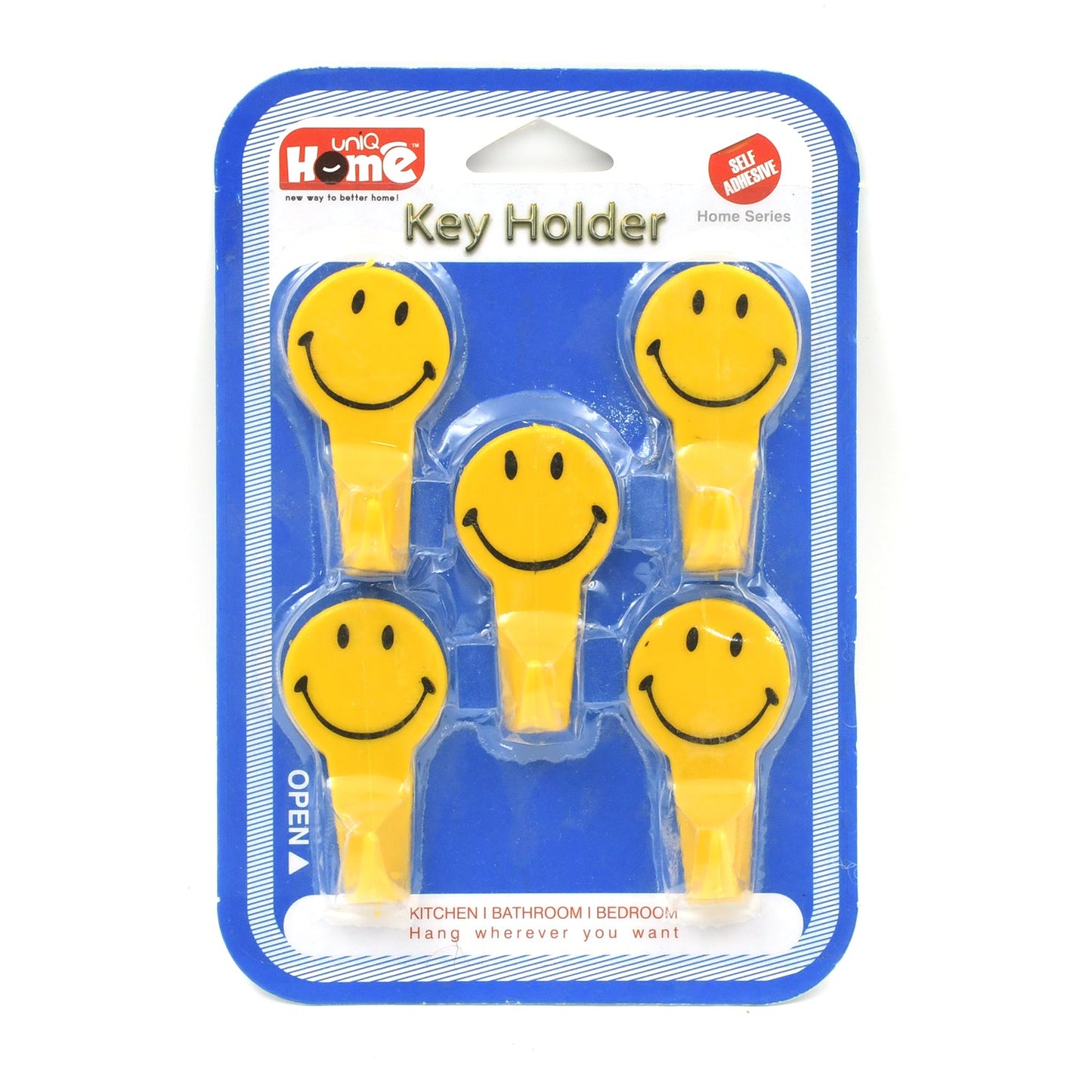 Self Adhesive Hooks (5 Pcs) – Strong Wall Mount