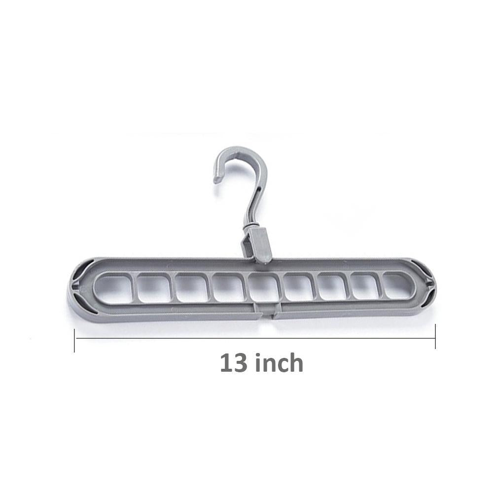 Space-Saving Hanger – 9-Hole Wardrobe Organizer