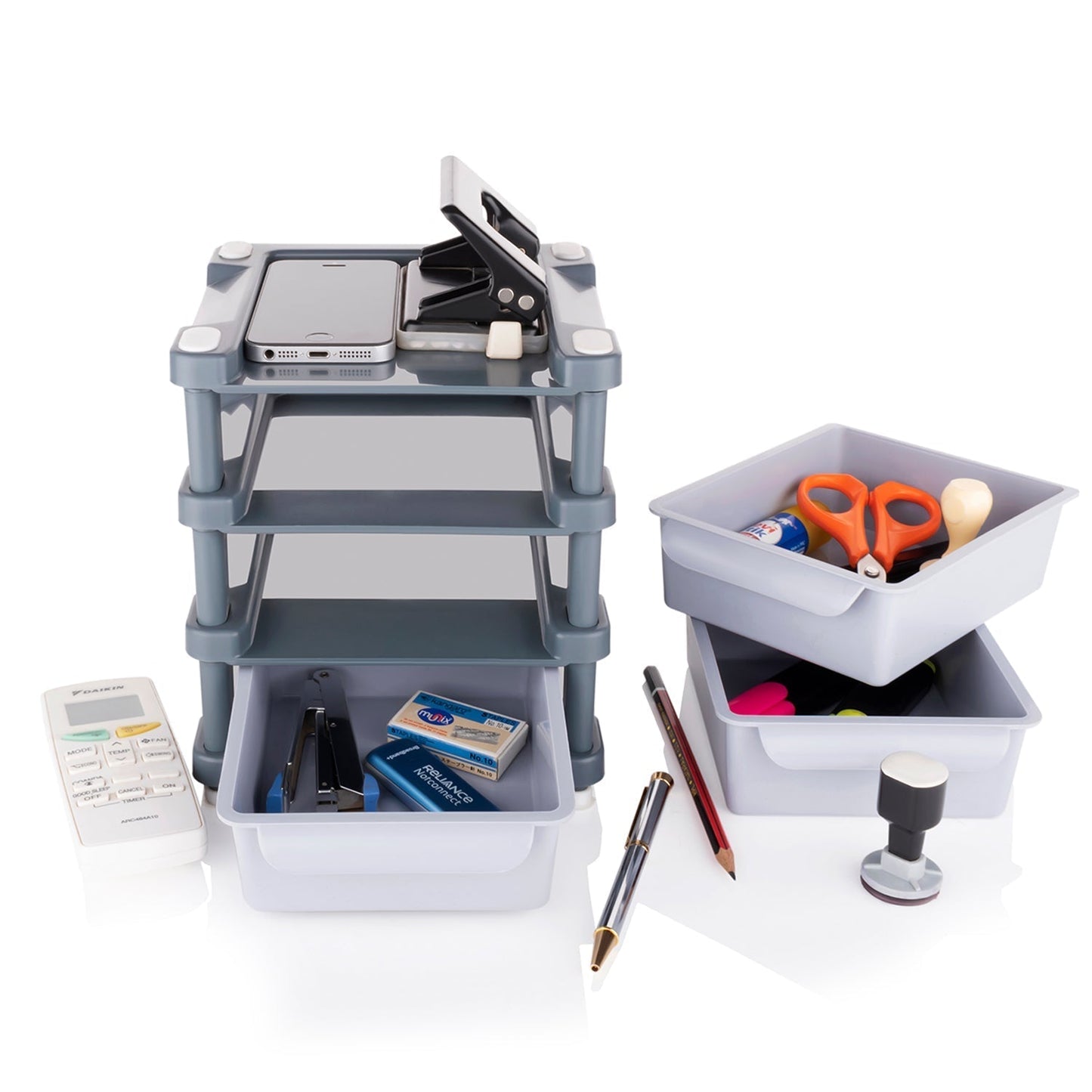 Stay Organized Makeup Organizer Drawer – 3-Layer Compact