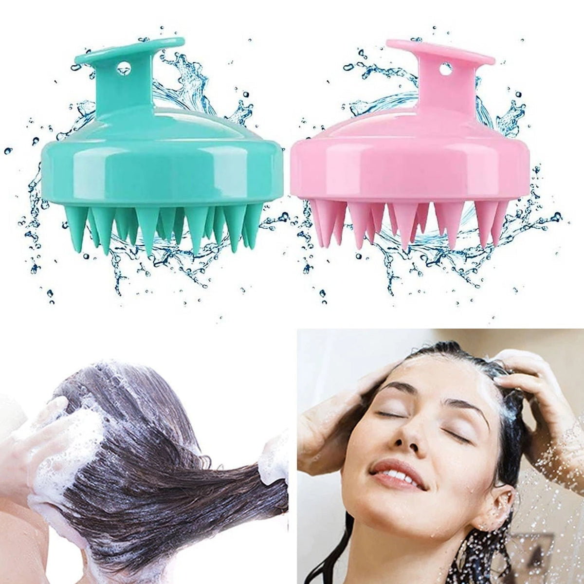 Scalp Massager Shampoo Brush – Deep Clean & Hair Growth