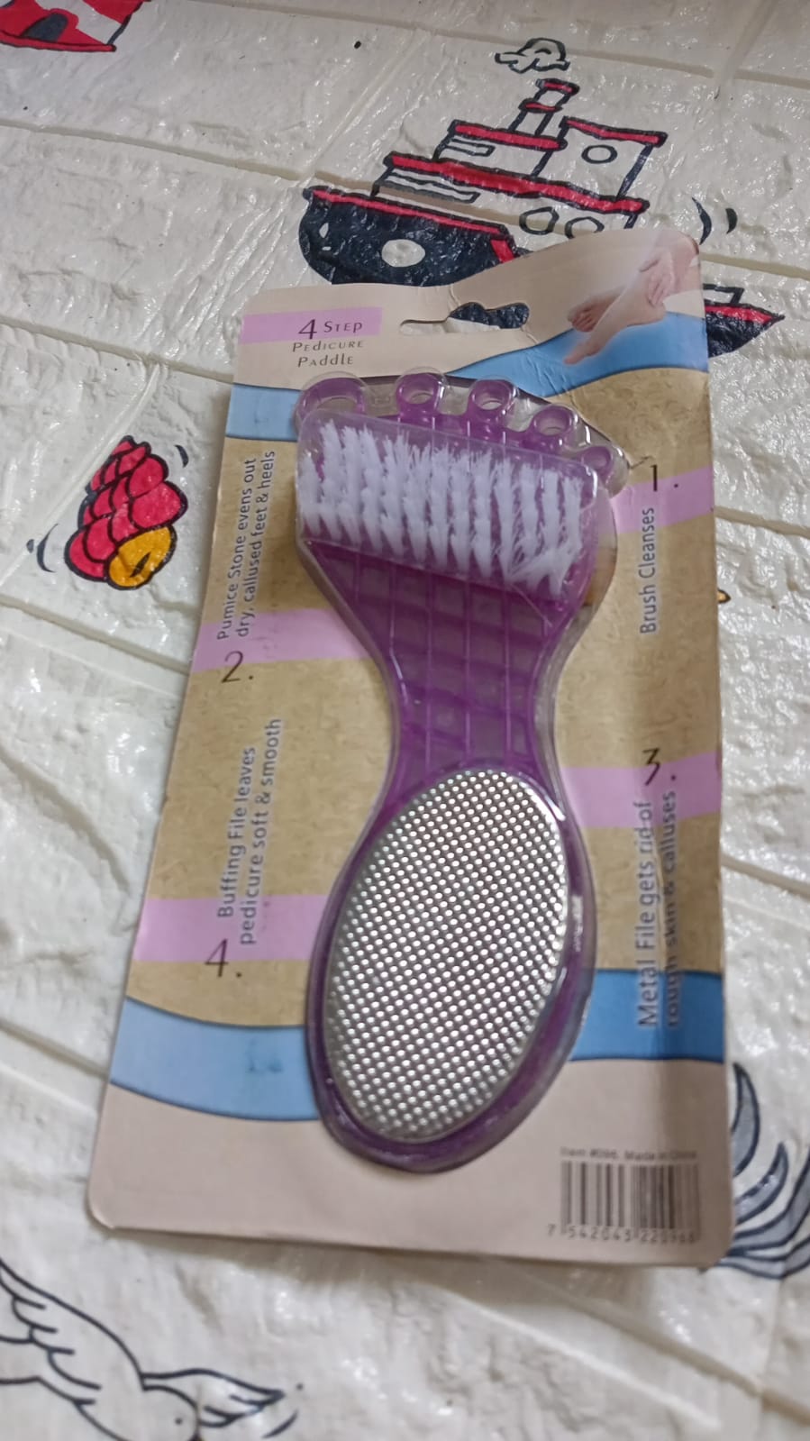 4-in-1 Pedicure Tool – Pumice & Emery File for Smooth Feet | VelvaBloom