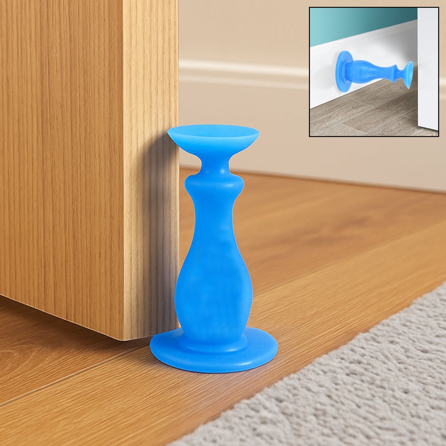 Clutter-Free Storage Washer Door Stopper – Rubber Front Load