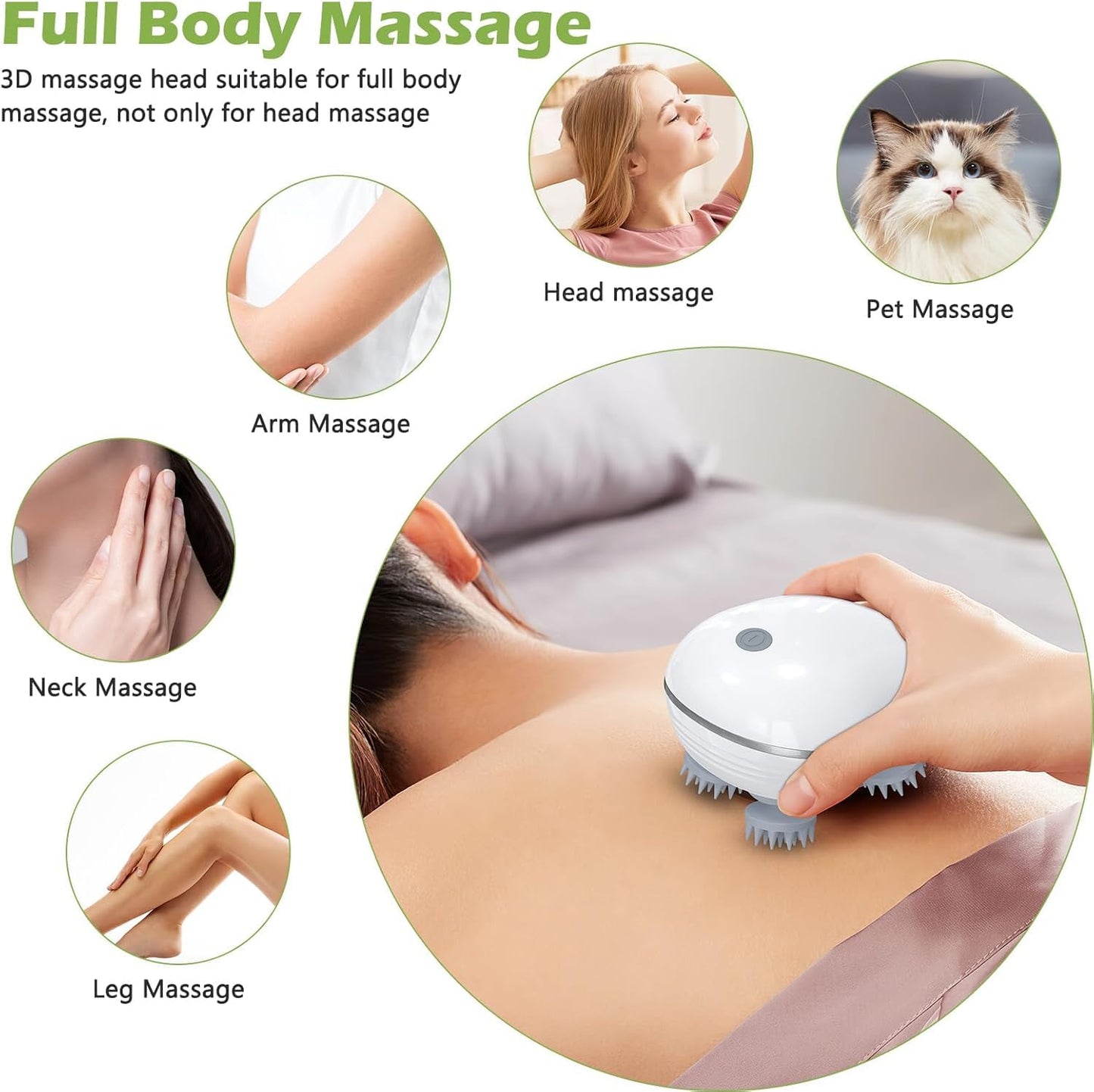 ScalpBliss | Electric Head & Body Massager