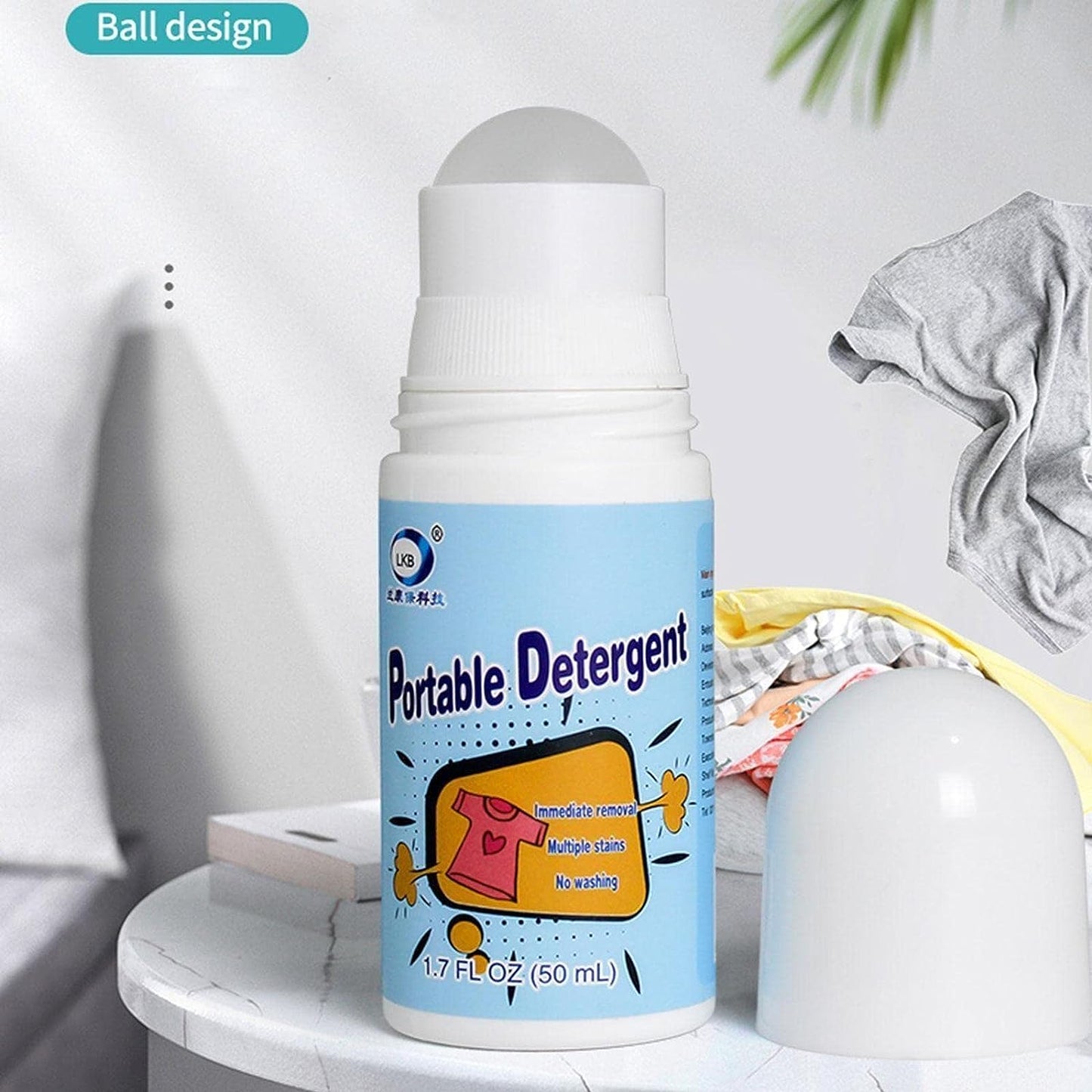 Travel-Ready Clothes Stain Remover Roller – Friendly 50ml