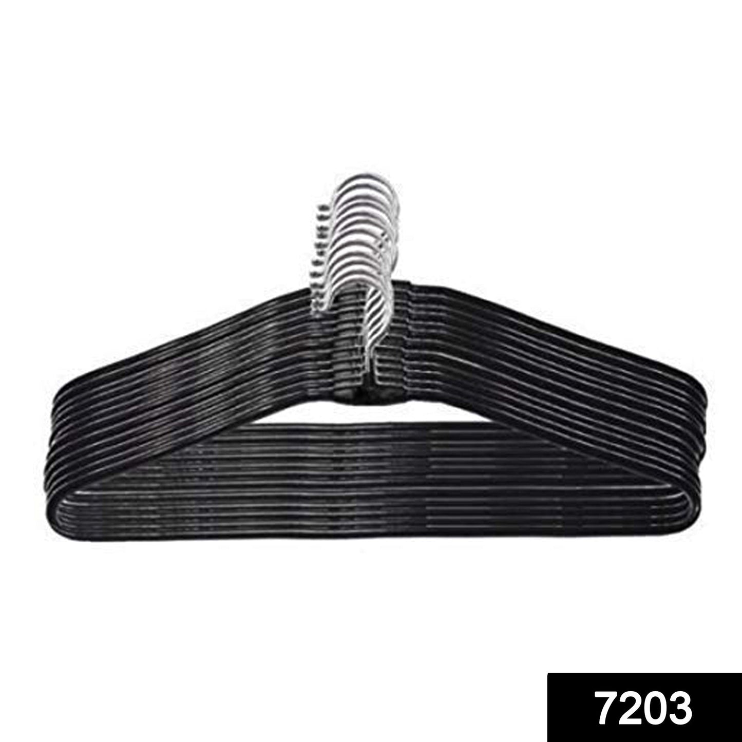 Stainless Steel Hangers – Durable 10-Pack Wardrobe Organiser - main product view