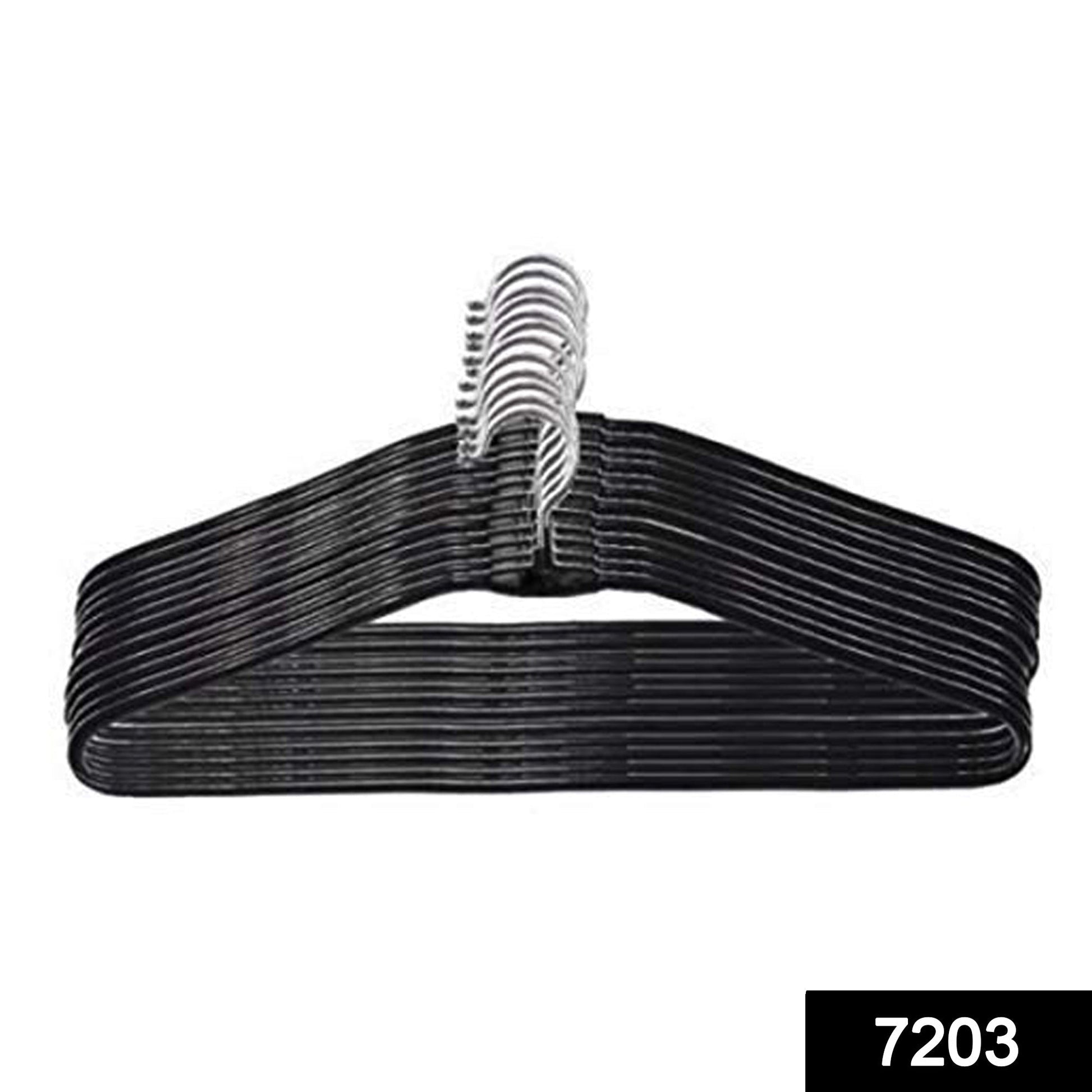 Stainless Steel Hangers – Durable 10-Pack Wardrobe Organiser - main product view