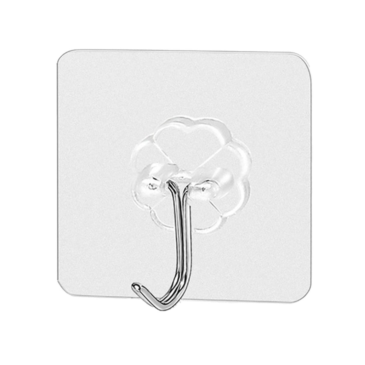 Stainless Steel Adhesive Wall Hooks 100-Pack – Strong