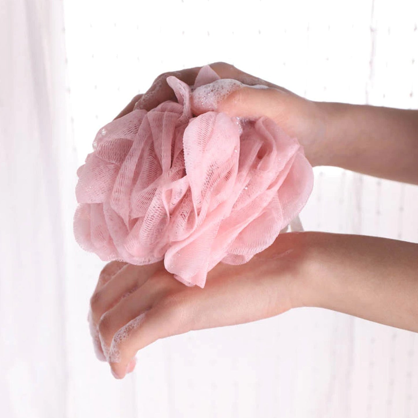 Bath Loofah – Gentle Body Scrubber for Men & Women | Mini Bubbles