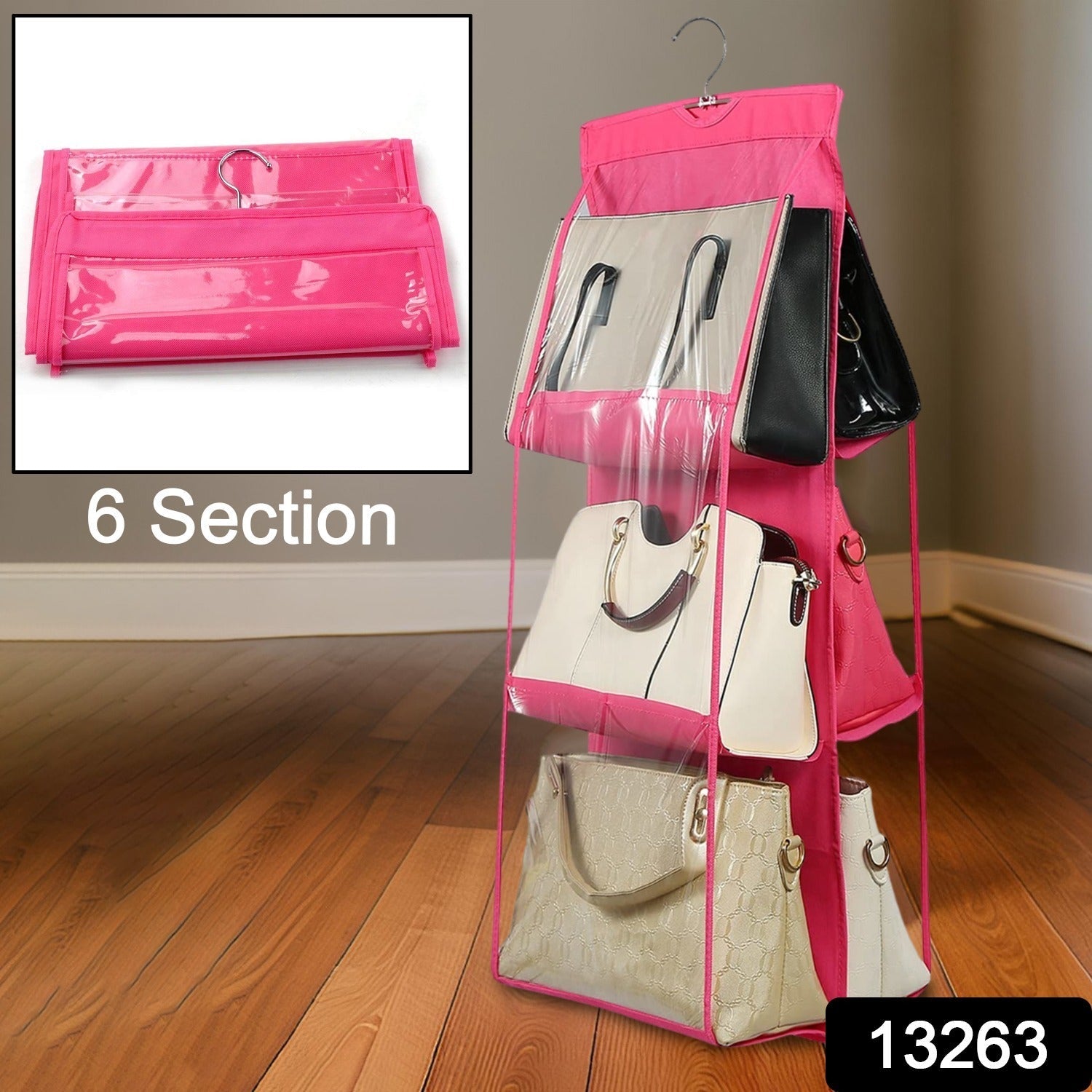 Stay Organized Hanging Purse Organizer – Pockets Wardrobe - main product view