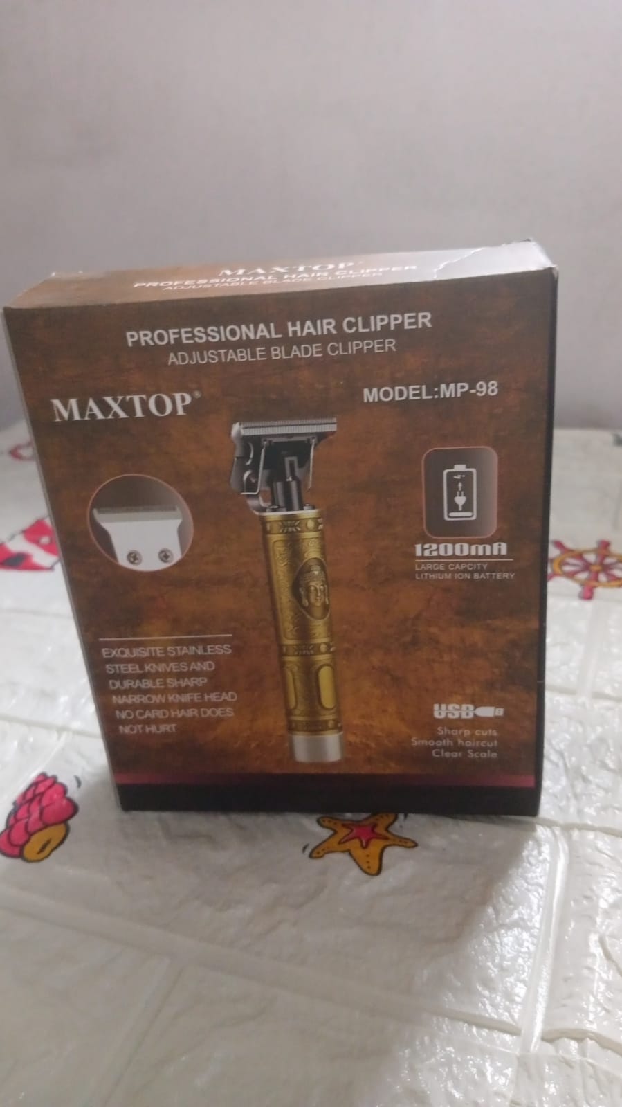 Hair Trimmer for Men – Professional Cordless Clipper | Calm & Curl