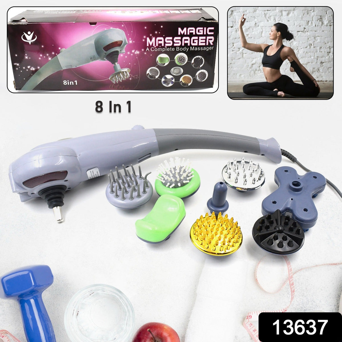 Full Body Massager – 8-in-1 Electric for Muscle Relief