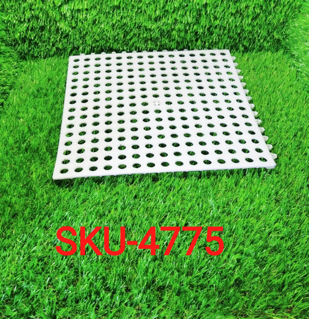 Interlocking anti-slip shower and bath mats designed for safety near the toilet and bathing areas.