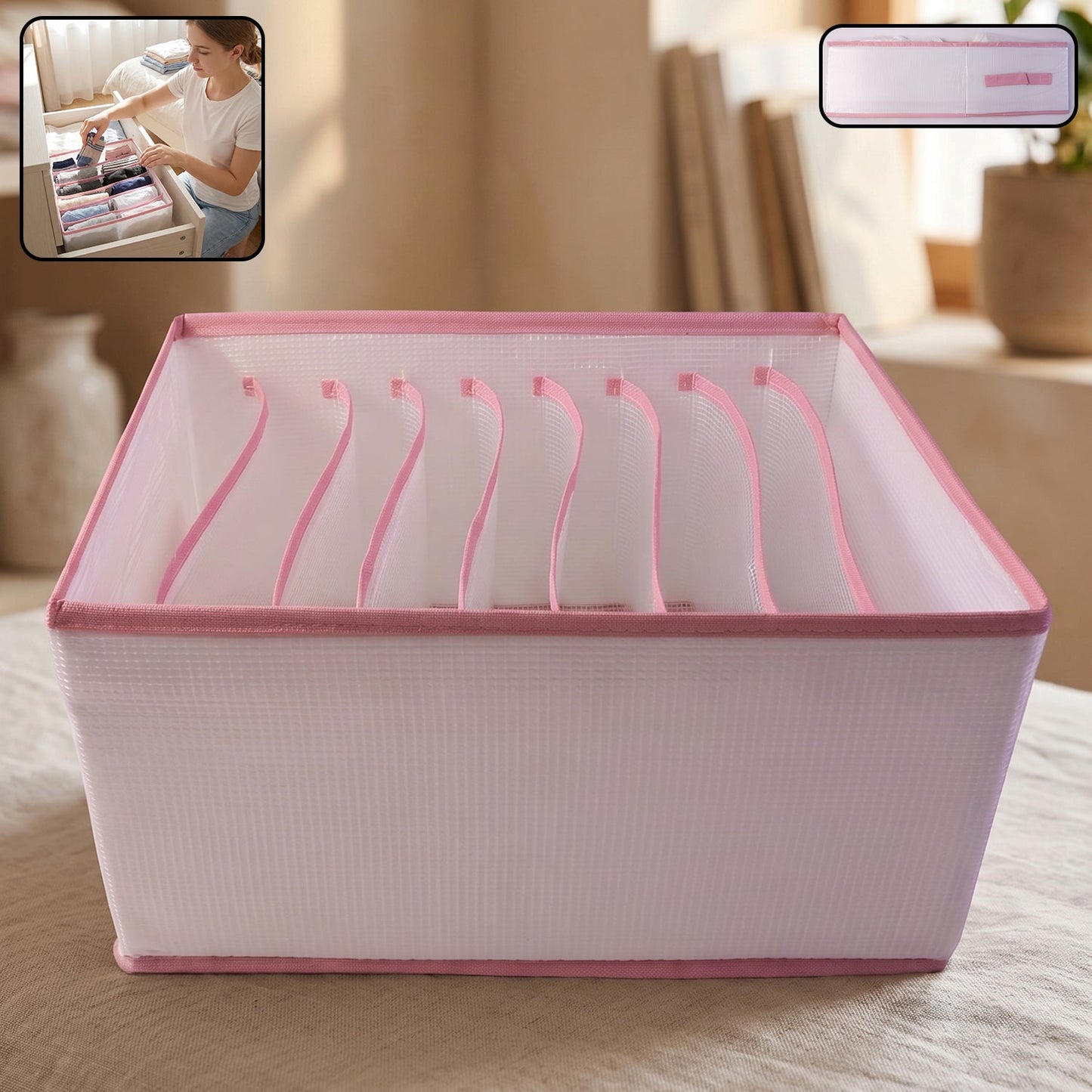 Space-Saving Clothes Storage Organizer – Space-Saving