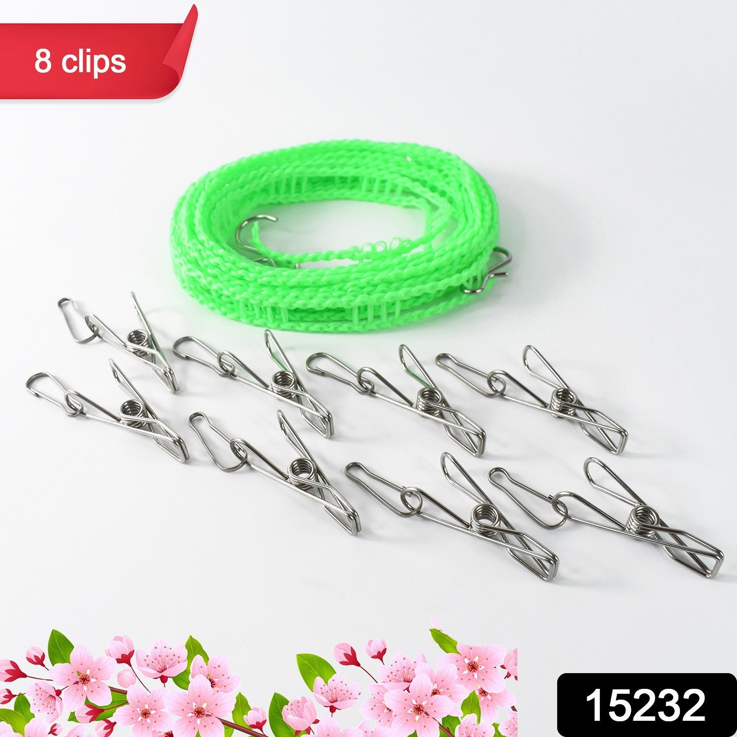 Stainless Steel Clothes Pegs – Durable Laundry Clips - main product view