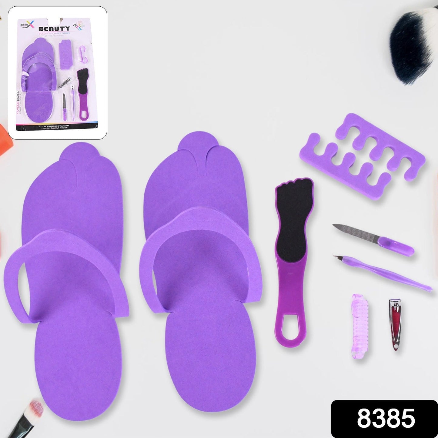 Pedicure Foot Care Kit – 9-Piece Professional Set | Velvet Wellness
