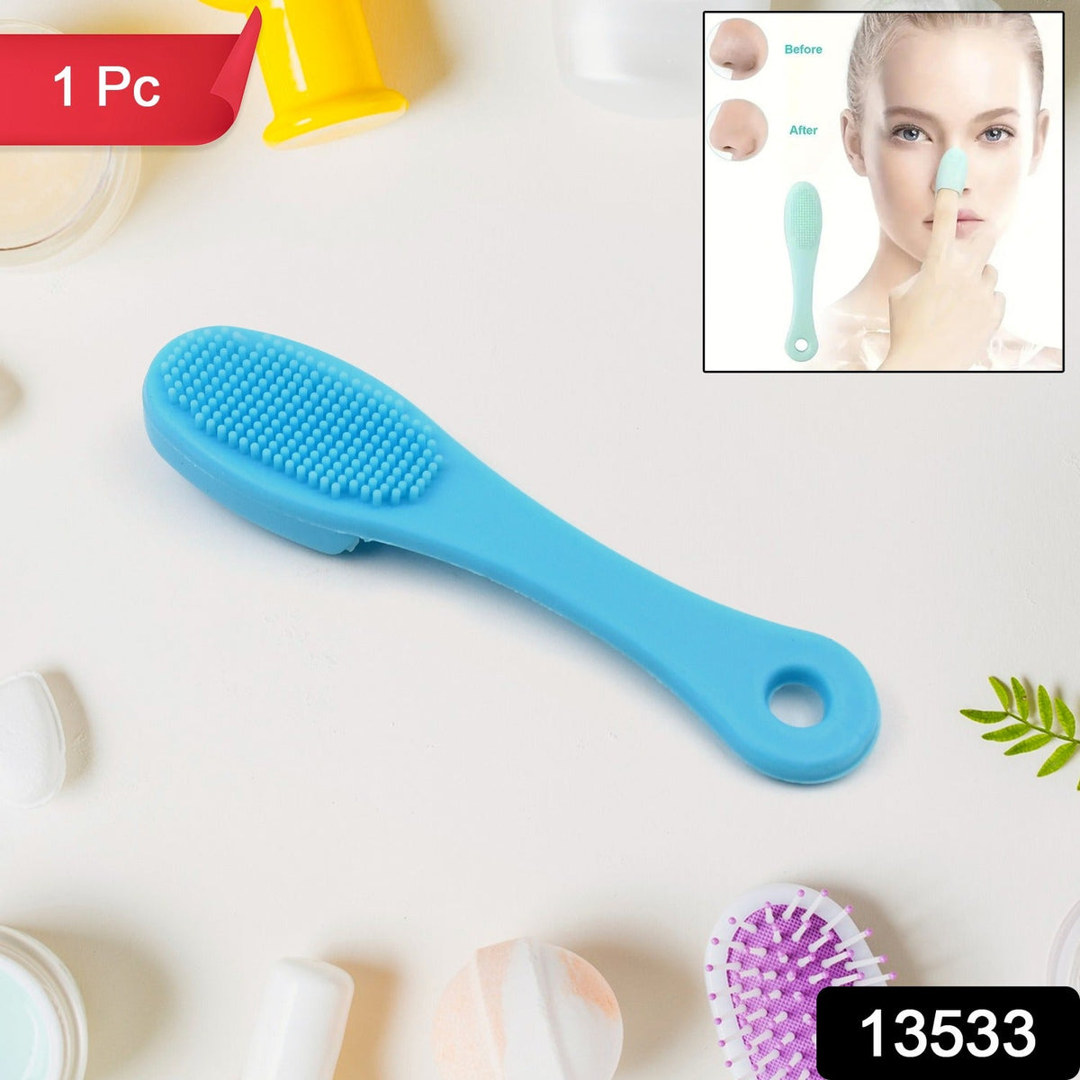 Silicone Finger Scrubber – Gentle Facial Cleansing Tool