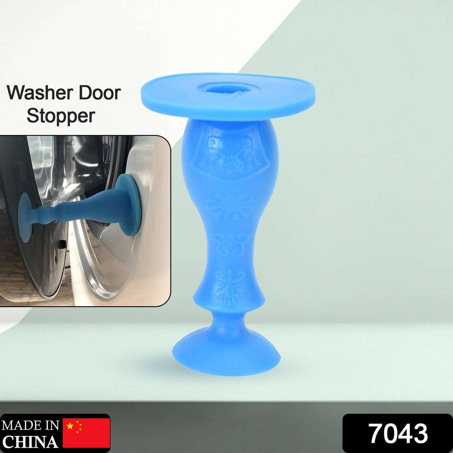 Clutter-Free Storage Washer Door Stopper – Rubber Front Load - main product view