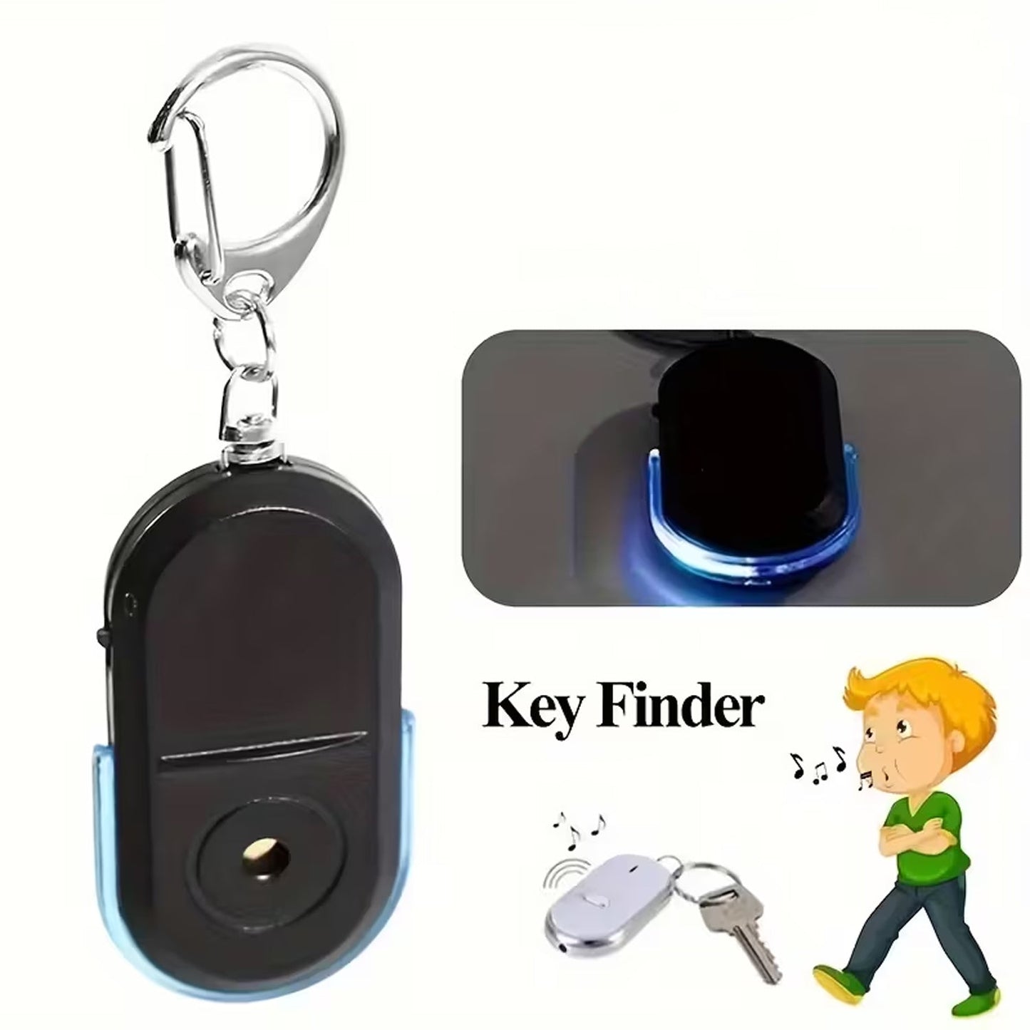 Personal Safety Alarm Keychain – Loud Emergency Siren & LED Light