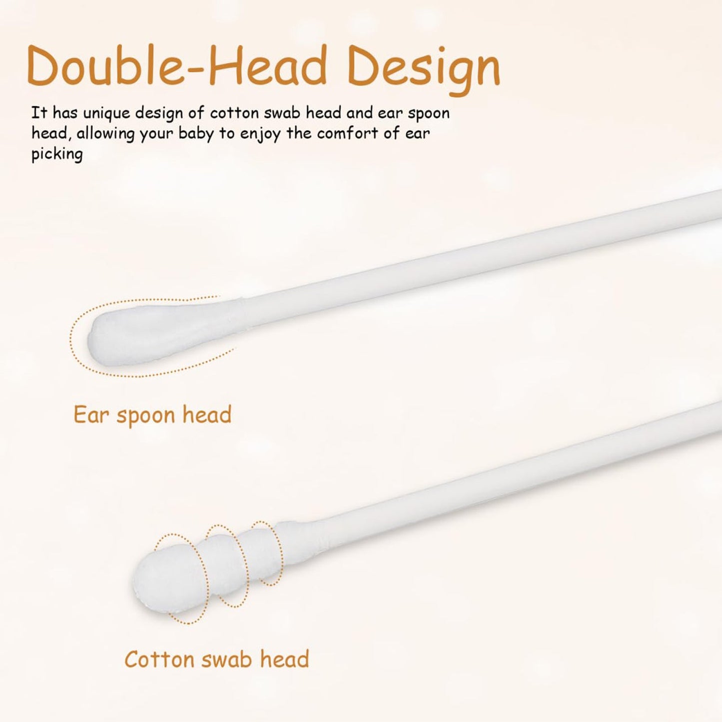 Baby Cotton Swabs – Ultra-Soft Double-Tip Safety, 200 Pc