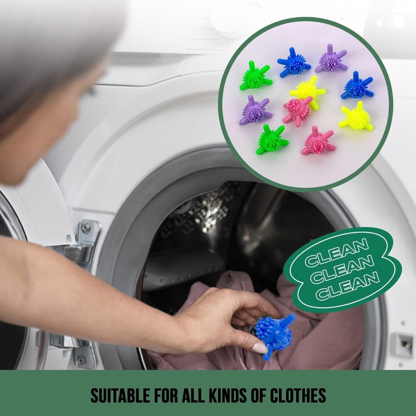 Reusable Laundry Washing Balls – Reusable Cleaning Solution