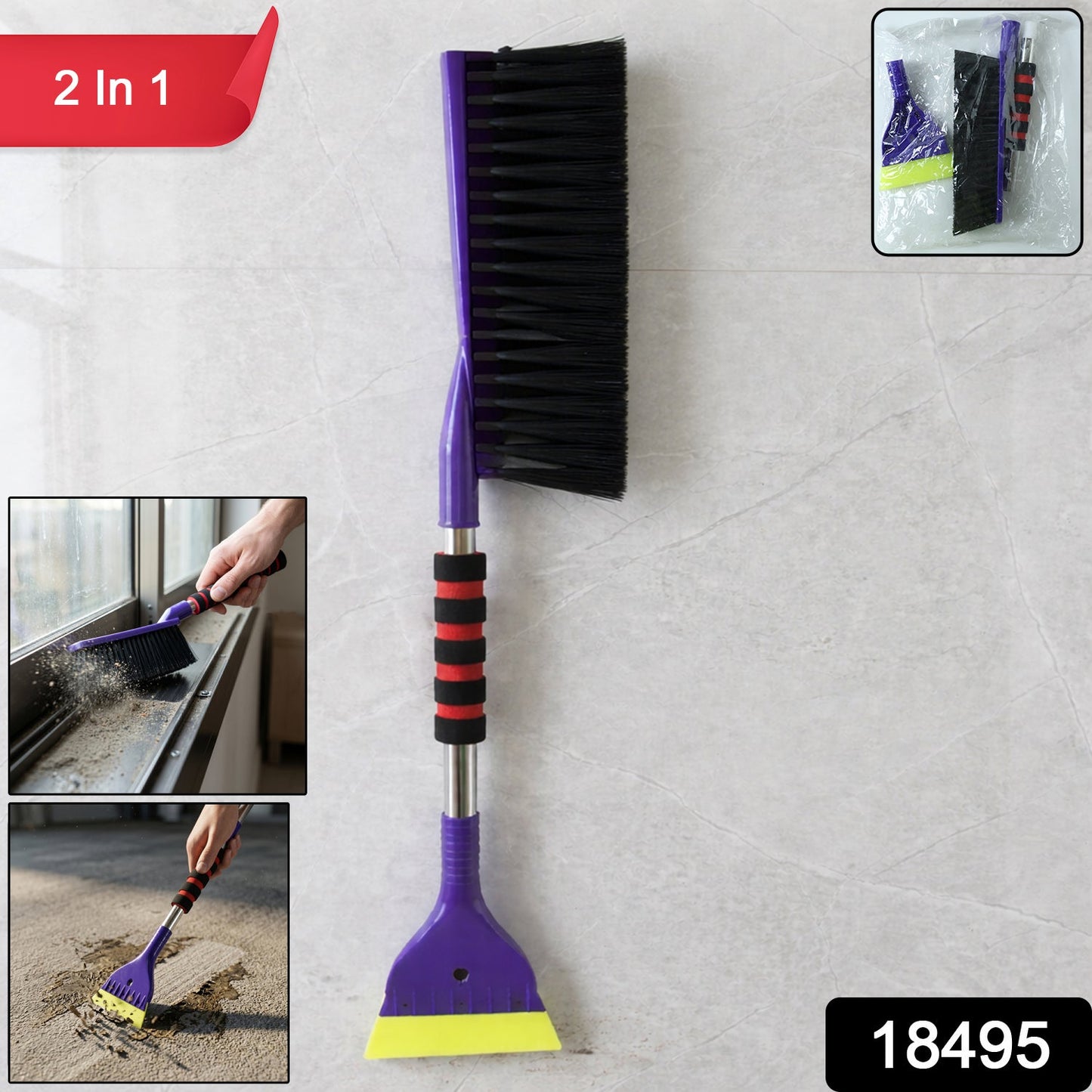 All-in-One Cleaning Brush, Dual Function for Deep Cleaning - main product view