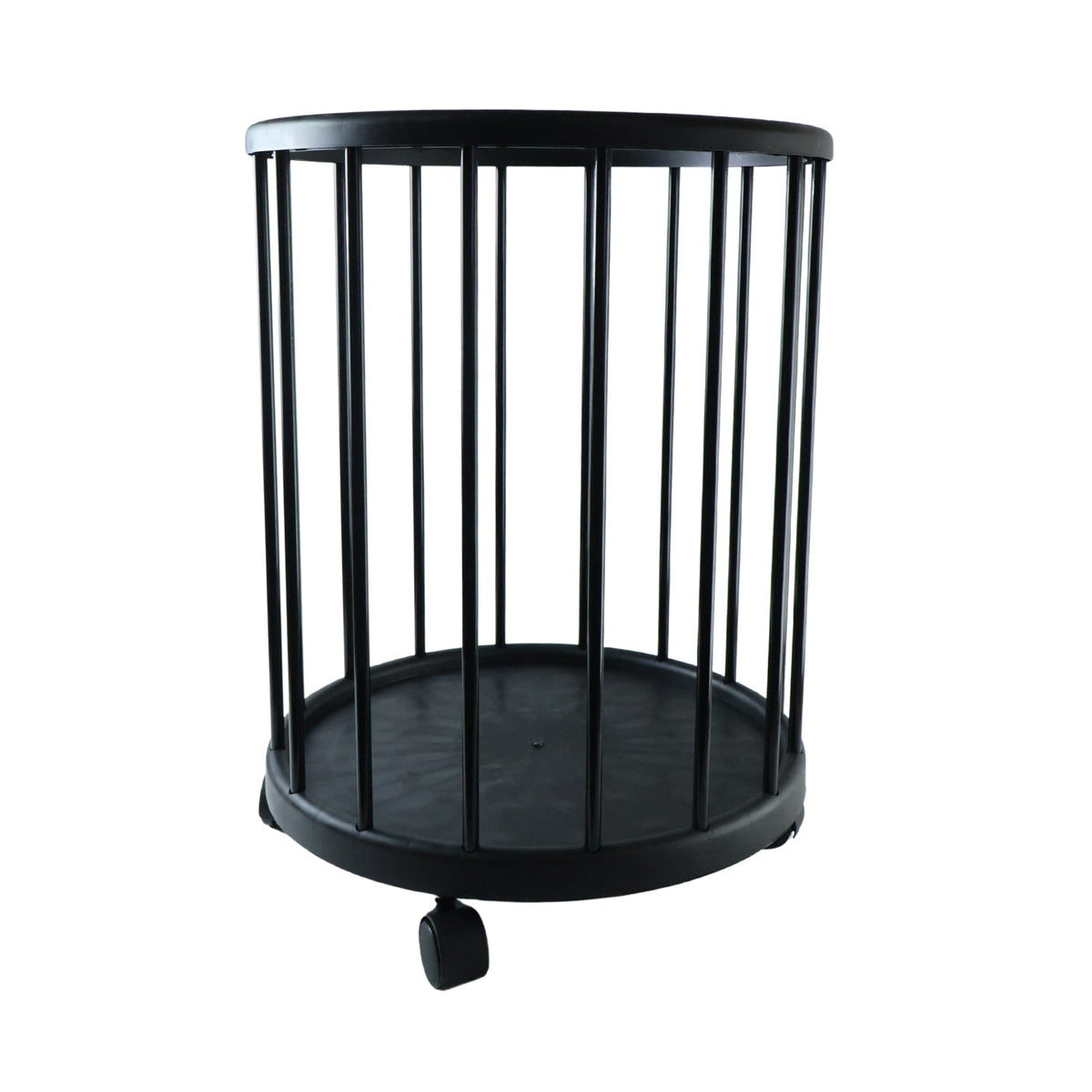 Clutter-Free Storage Metal Laundry Basket with Wheels (1 Pc)