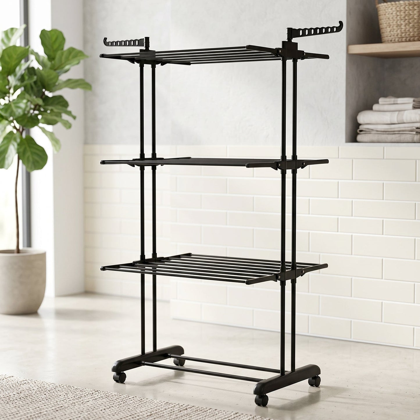 Clutter-Free Storage Expandable Garment Rack – Layer Cloth