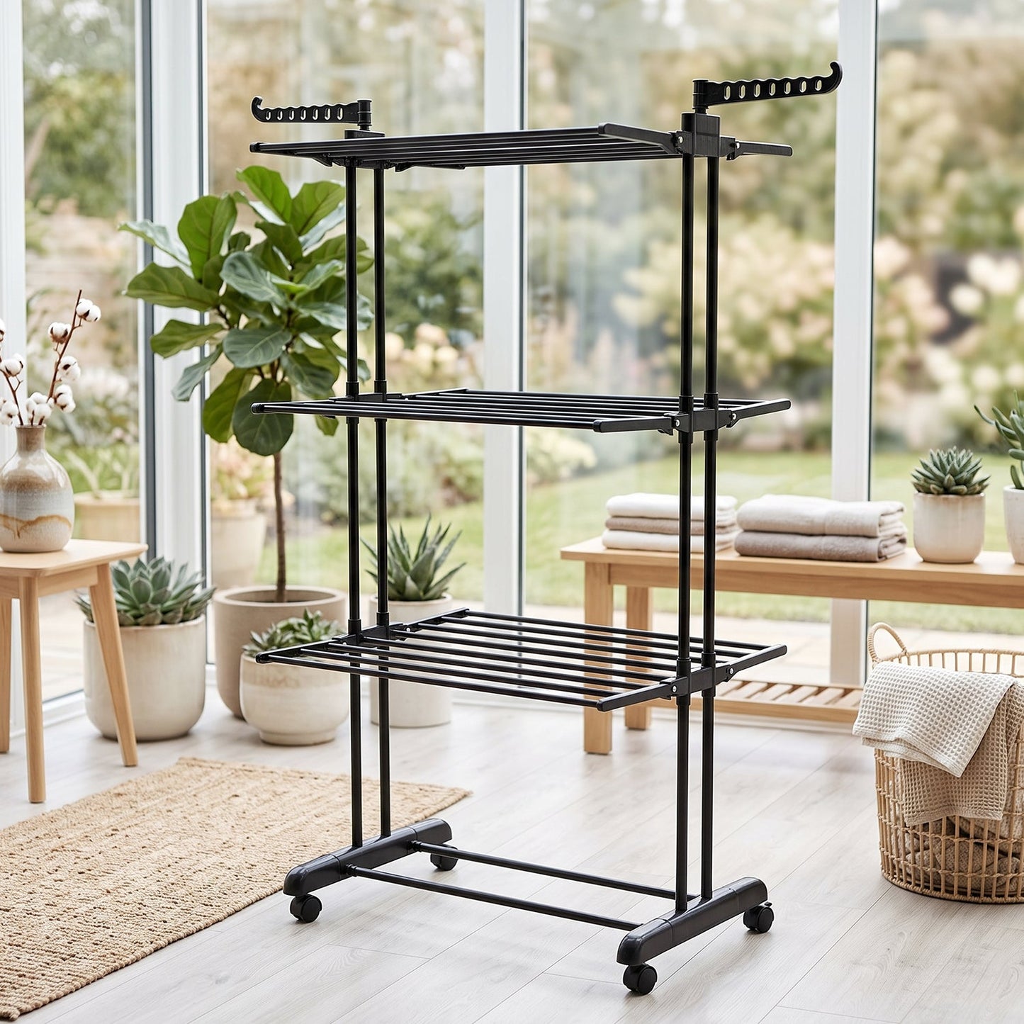 Clutter-Free Storage Expandable Garment Rack – Layer Cloth