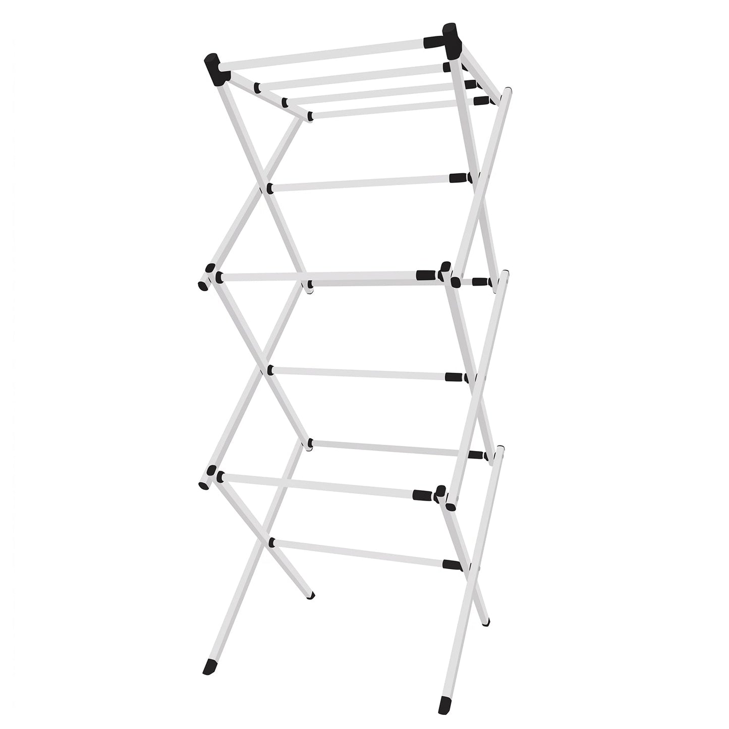 Space-Saving Metal Clothes Drying Rack – Tier Portable Stand