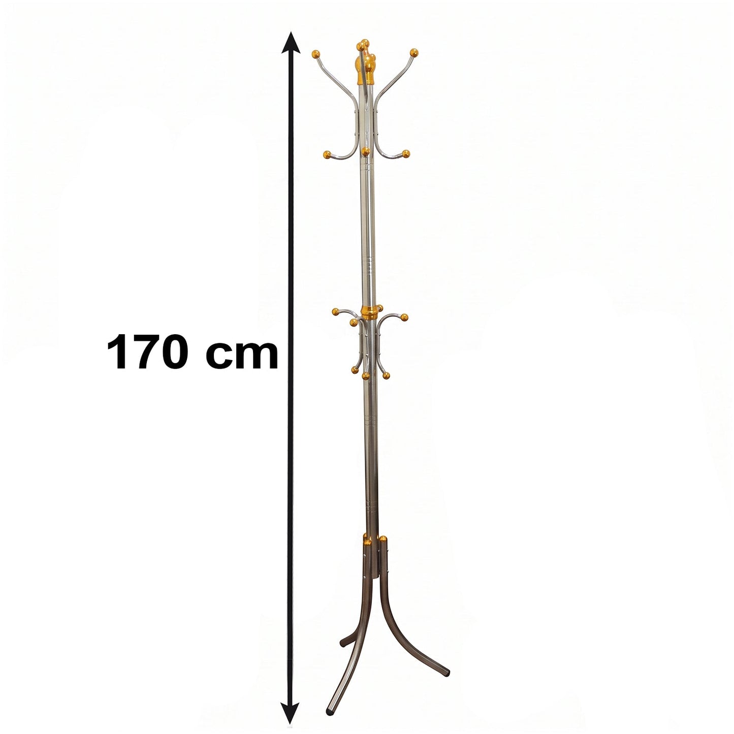 Clutter-Free Storage Multi Hook Metal Cloth Hanger (1 Pc)