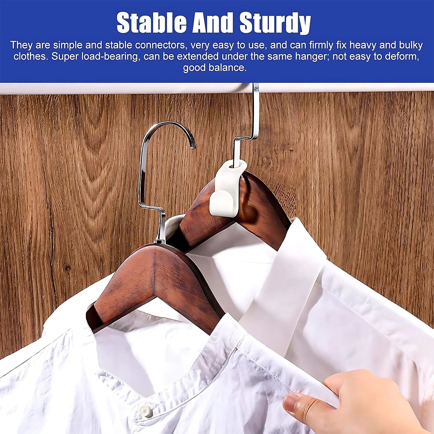 Hanger Connector Hooks – Pcs Multi-Color Space Saver