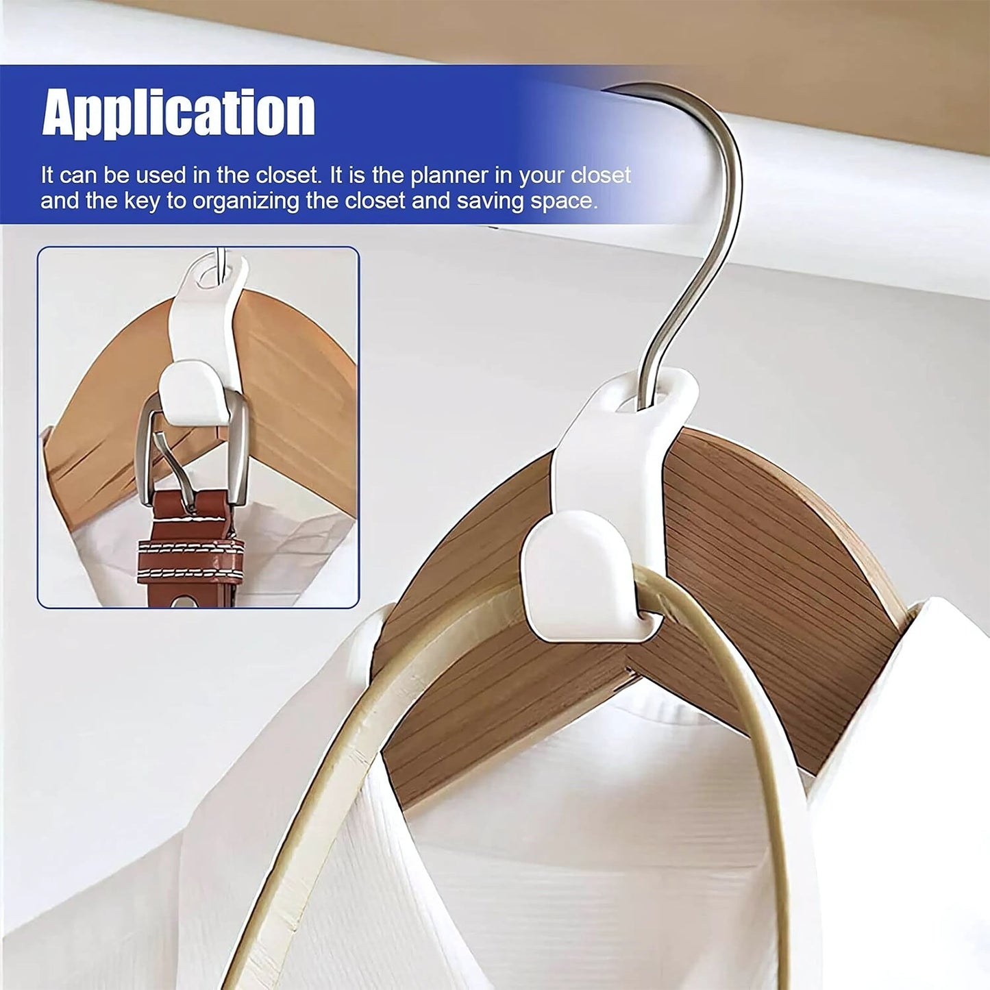 Hanger Connector Hooks – Pcs Multi-Color Space Saver