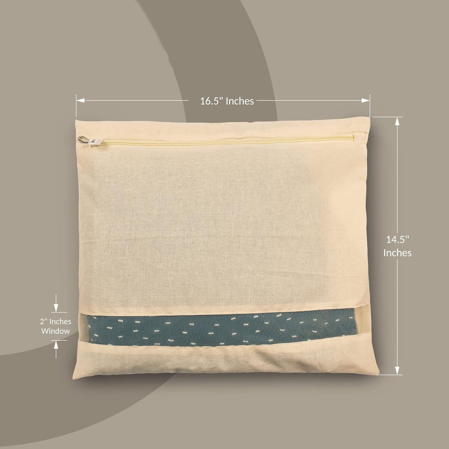 All-in-One Saree Storage Bag – Zip Closure Organizer