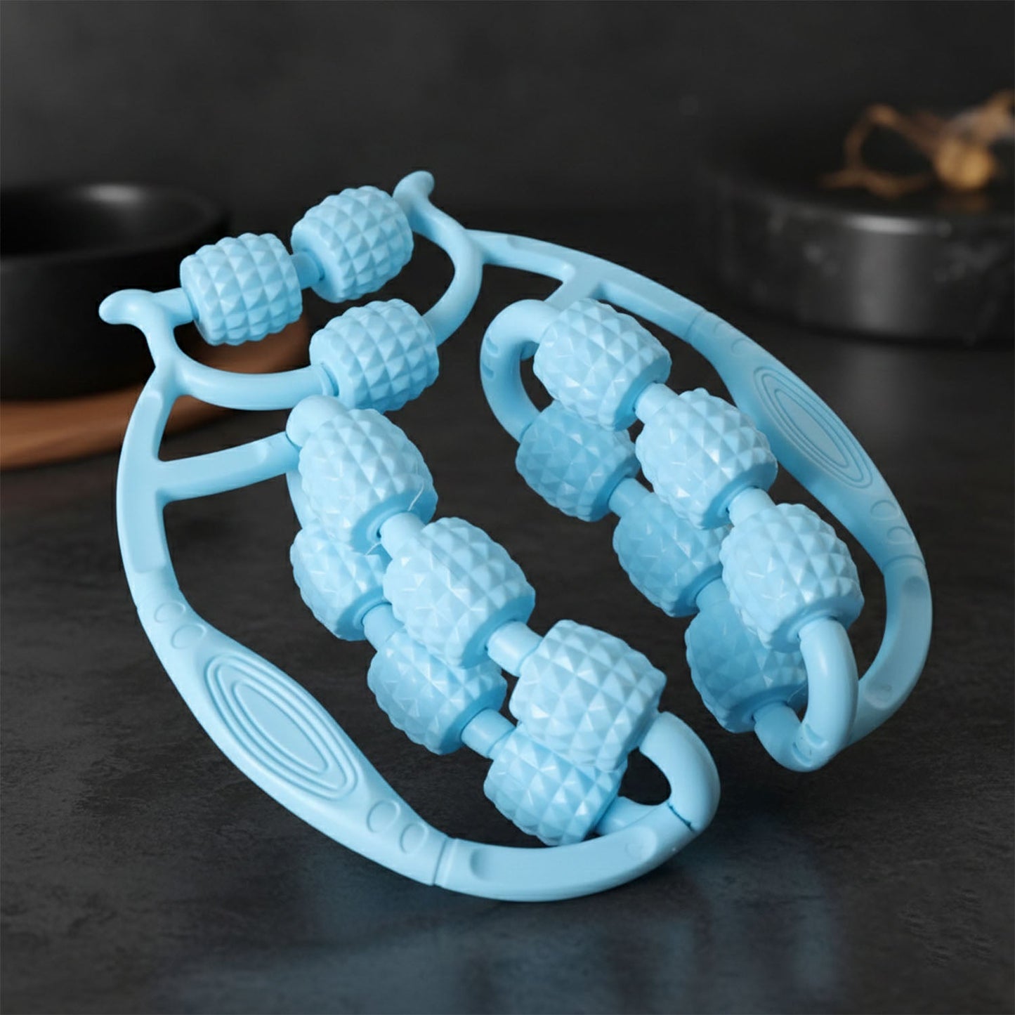 Double Wheel Muscle Massager – Deep Tissue Pain Relief Roller