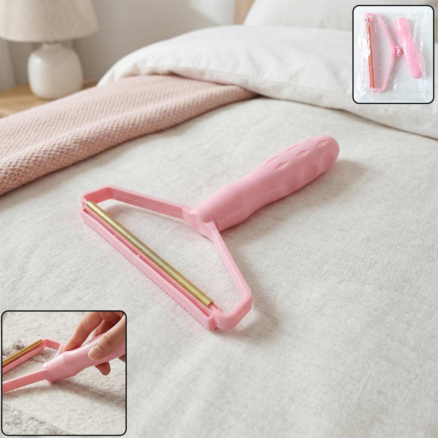 All-in-One Reusable Lint Remover Roller – Eco-friendly